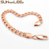 6mm Snail Link Chain Bracelet - Unisex Jewelry Gift