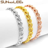6mm Snail Link Chain Bracelet - Unisex Jewelry Gift
