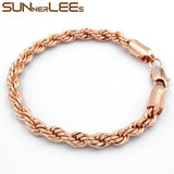 316L Stainless Steel Rope Chain Necklace 2mm~6mm SC12 B