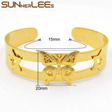 Butterfly Bangle Resizable Opening Jewelry for Women Girls