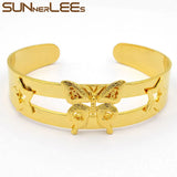 Butterfly Bangle Resizable Opening Jewelry for Women Girls
