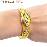CZ Gold-Color Bangle for Women Girls
