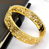 Gold-Color Bangle For Womens Girls B03