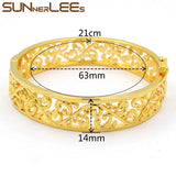 Gold-Color Bangle For Womens Girls B03