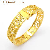 Gold-Color Bangle For Womens Girls B03