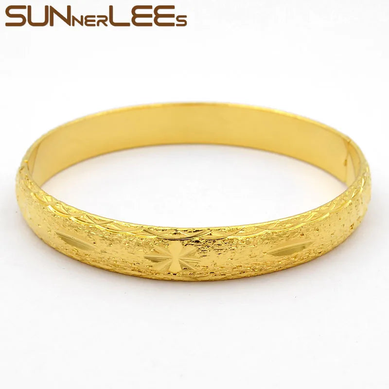 Gold-Color Bangle For Womens Girls B28