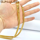 Plated Bracelet 2.5mm Box Link Chain Men Women Gift C57
