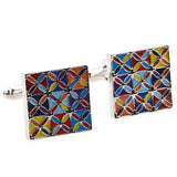 Multicolor Square CUFFLINKS for Shirt J1002