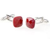 Men's Red Cufflinks for Shirt J1075