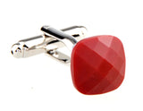 Men's Red Cufflinks for Shirt J1075