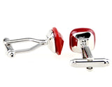 Men's Red Cufflinks for Shirt J1075