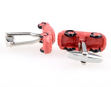 Men's Red Car Cufflinks - J1074
