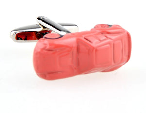 Men's Red Car Cufflinks - J1074