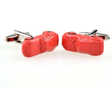 Men's Red Car Cufflinks - J1074