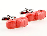 Men's Red Car Cufflinks - J1074