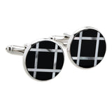 Men's Round Shell CUFFLINKS for Shirt J1028
