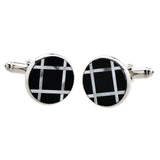 Men's Round Shell CUFFLINKS for Shirt J1028