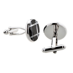 Men's Round Shell CUFFLINKS for Shirt J1028