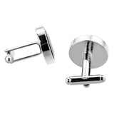Men's Red Round Cuff Links for Shirt