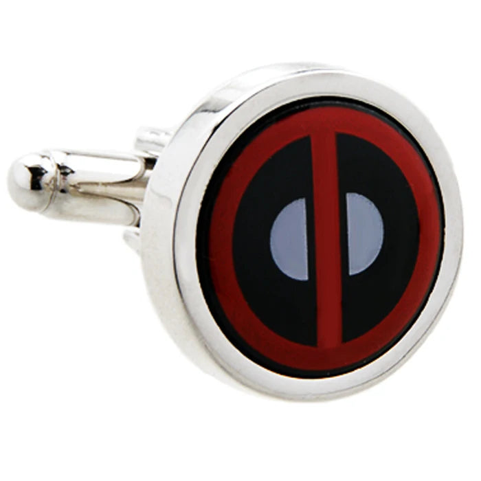 Men's Red Round Cuff Links for Shirt