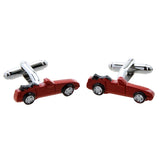 Men's Red Sport Car Cufflinks J1017