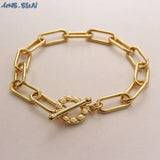 Oil Chunky Charms Bracelets with Zircon Eye Dangle Bangles