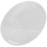 Natural Rock Quartz Thumb Worry Stone Palm Stone Pendant