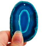 5pcs Agate Slice Irregular Shape Pendant DIY Jewelry Accessories