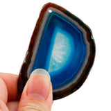 5pcs Agate Slice Irregular Shape Pendant DIY Jewelry Accessories