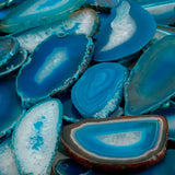 5pcs Agate Slice Irregular Shape Pendant DIY Jewelry Accessories