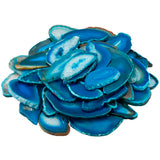 5pcs Agate Slice Irregular Shape Pendant DIY Jewelry Accessories