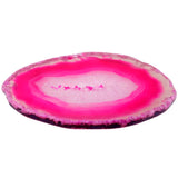 5pcs Fuchsia Agate Stone Slice Pendant Irregular Shape DIY Jewelry