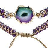 7 Chakra Crystal Double Layers Braided Bracelets for Women