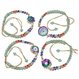 7 Chakra Crystal Double Layers Braided Bracelets for Women
