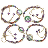 7 Chakra Crystal Double Layers Braided Bracelets for Women