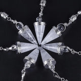 Gem Stone Cone Shape Pendulum for Divination Dowsing,Reiki Buddha Head Amulet