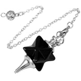 Merkaba Star Stone Pendulum Chakra Reiki Healing Crystal Dowsing