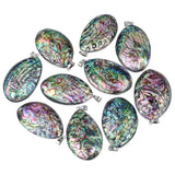 Abalone Shell Healing Stone Pendant for Necklace