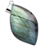 Labradorite Healing Crystal Pendant for Necklace Charms Jewelry