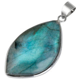 Labradorite Healing Crystal Pendant for Necklace Charms Jewelry