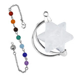 Rock Quartz Crystal Pendulum Reiki Healing Chakra Point Dowsing