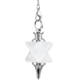 Rock Quartz Crystal Pendulum Reiki Healing Chakra Point Dowsing