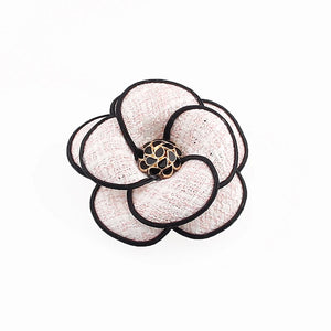 SUQI Flower Brooch Cloth Art Enamel Camellia Brooch Pins & Brooches