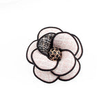SUQI Flower Brooch Cloth Art Enamel Camellia Brooch Pins & Brooches