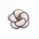 SUQI Flower Brooch Cloth Art Enamel Camellia Brooch Pins & Brooches