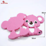 5pcs Silicone Koala DIY Baby Nursing Necklace Pendant Teether Toy