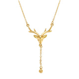 SVN2 Steel Necklace Women Love Double-sided Wear Plated Chain Girls