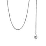 SVN3 Silver Smile Lucky Pearl Pendant Necklace For Women Girls