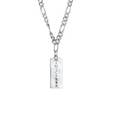SVN3 Silver Smile Lucky Pearl Pendant Necklace For Women Girls