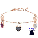 High Jewelry Bracelet, Multi-colored, Rose plating